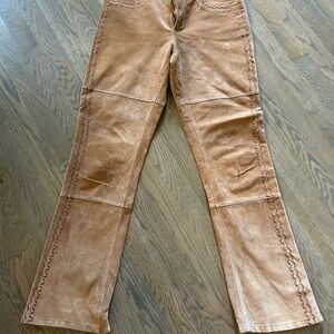 Telluride Sueded Leather Pants